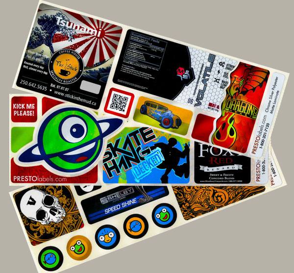 Prestolabels.com Website